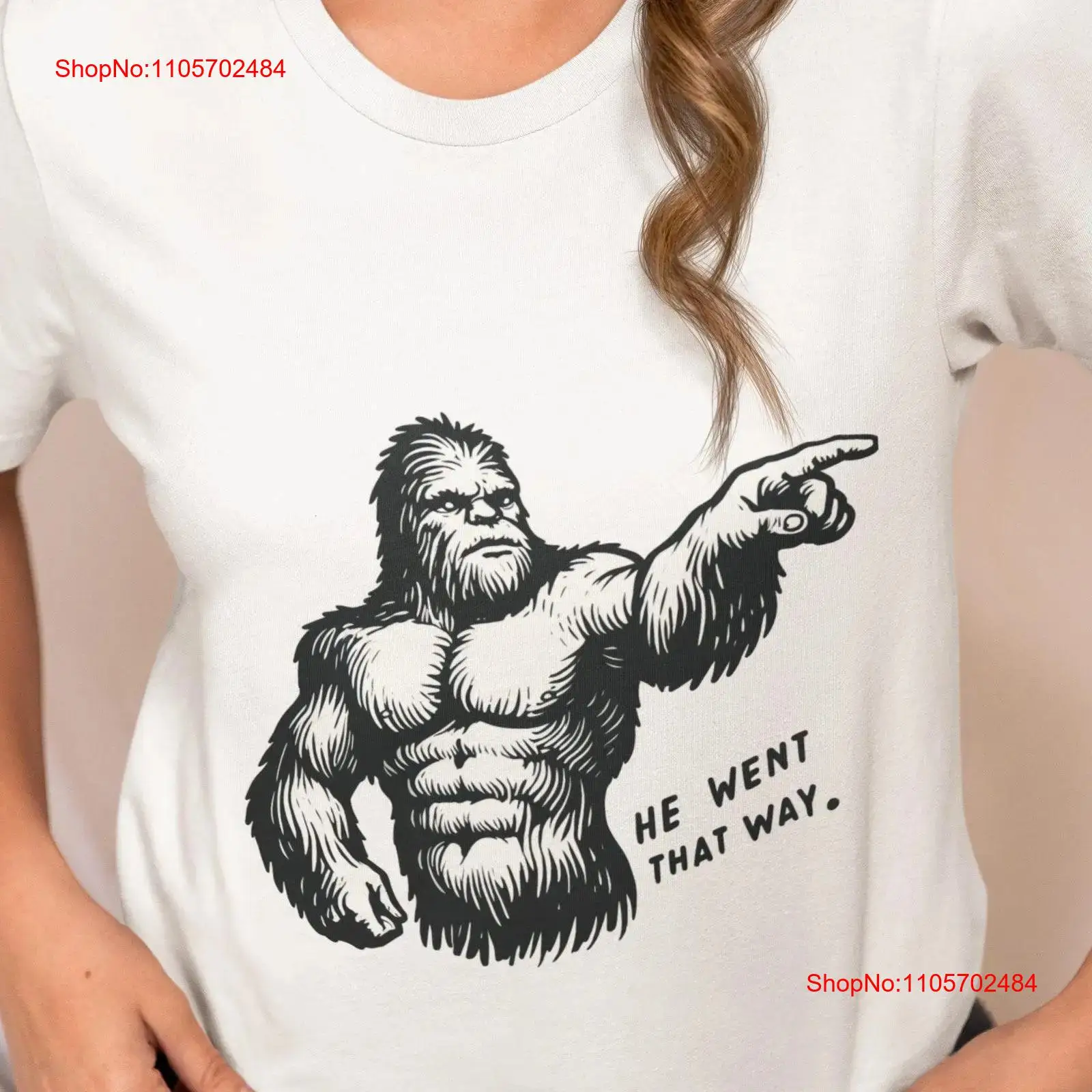 Outdoor Adventure Ideas - Kaslı Büyük Ayaklı Tişört Komik Sasquatch