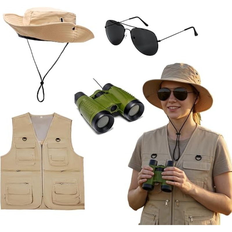 Zoo Outdoor Adventure Set - Safari Kostümü Erkek Seti, Hayvanat Bahçesi