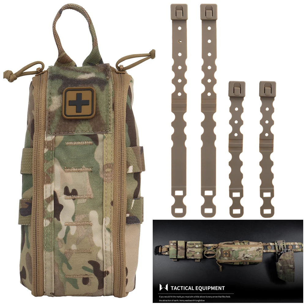 Outdoor Adventure Vest - Kamp ilk yardım kiti MOLLE bel