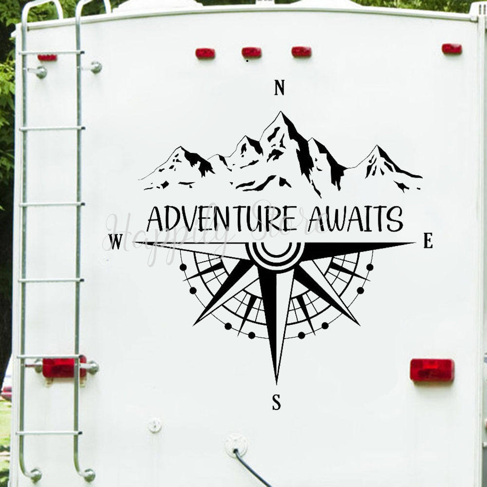 Kamp çıkartmaları macera bekli - Outdoor Adventure Ideas incelemesi ve fiyatı
